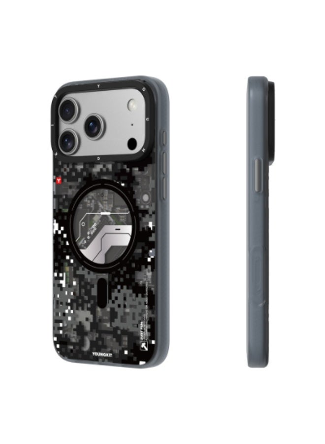 YOUNG KIT Youngkit Camouflage Clasp 2.0 Series Magnetic Attachment For iPhone 17 Pro Max - Black - Image 3